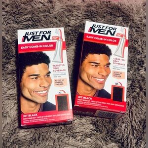 Just for Men Easy Comb-In Color ~ Jet Black X2